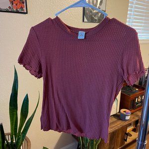 orange hipster top size s